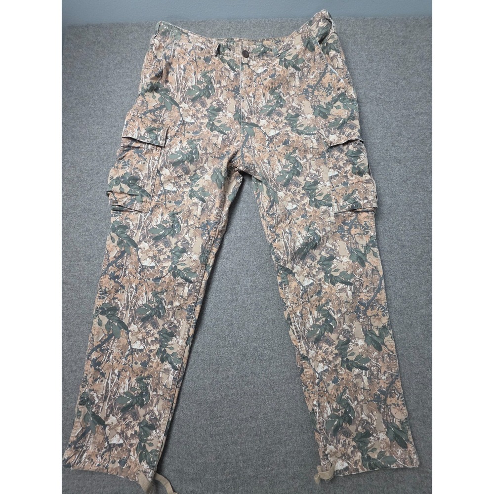 American Eagle Hunting Flex Cargo Pants Mens 36x32 Multicolor Camo Realtree Leaf